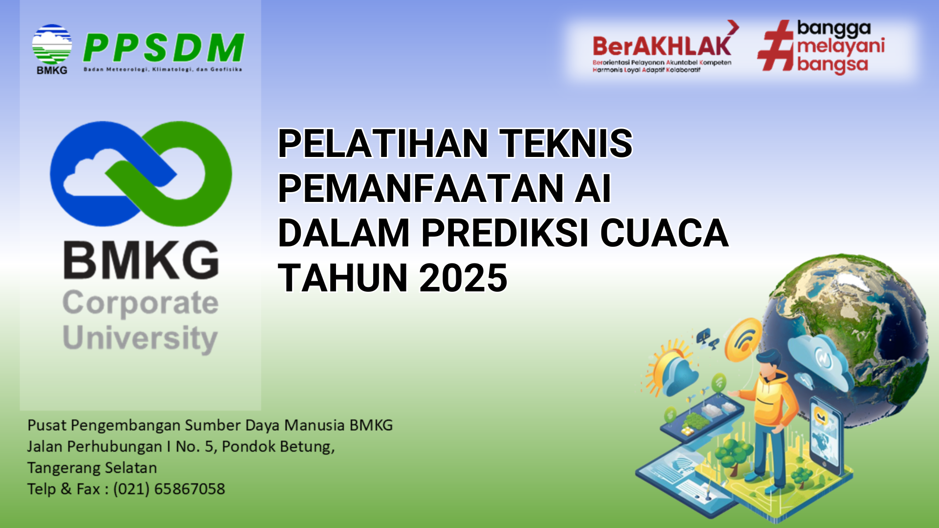 Pelatihan Teknis Pemanfaatan AI dalam Prediksi Cuaca