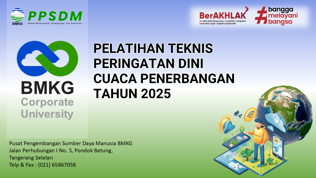 Pelatihan Teknis Peringatan Dini Cuaca Penerbangan Tahun 2025