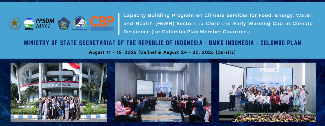 Colombo Plan Training 2025: Capacity Building Program on Climate Services for Food, Energy, Water, and Health (FEWH) Sectors to Close the Early Warning Gap in Climate Resilience
