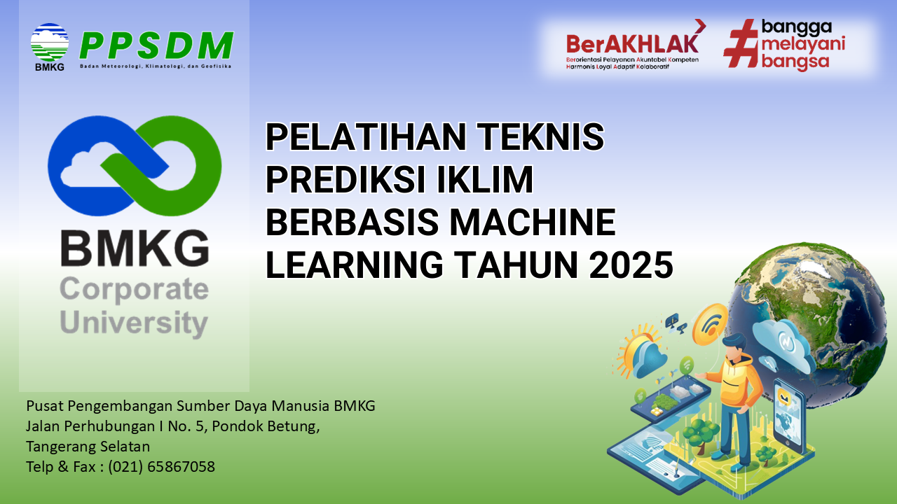 Pelatihan Teknis Prediksi Iklim Berbasis Machine Learning Tahun 2025
