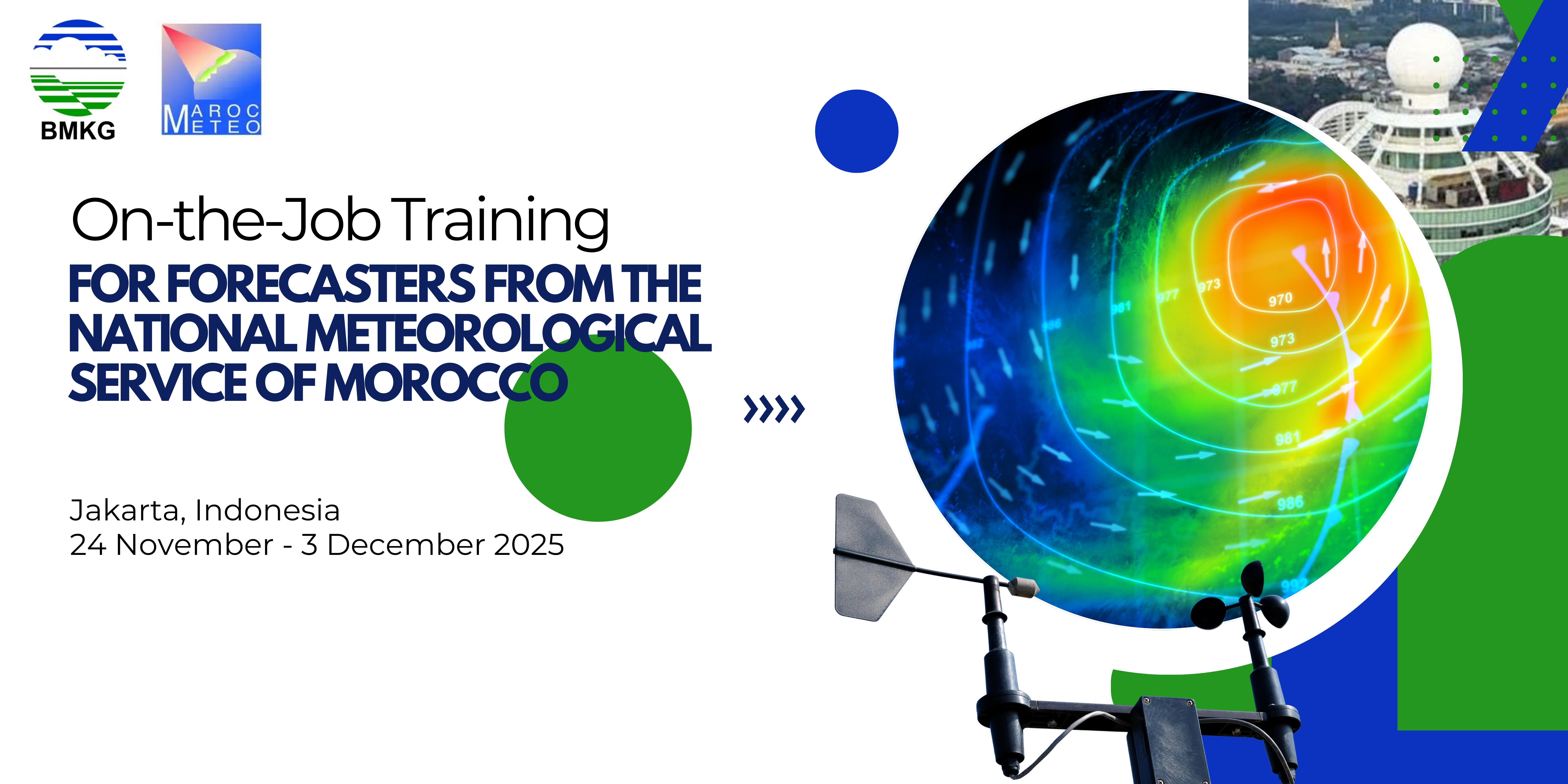 On-the-Job Training for Forecasters from the National Meteorological Service of Morocco
