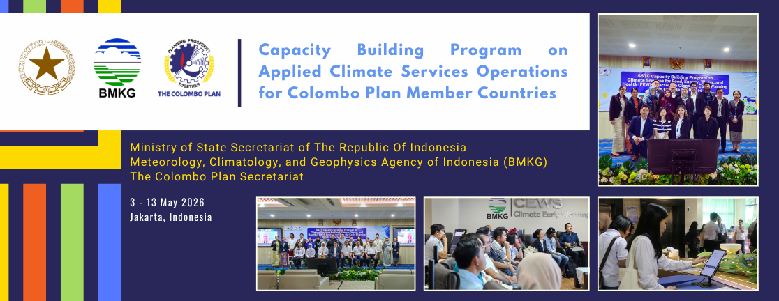 Capacity Building Program on Applied Climate Services Operations for Colombo Plan Member Countries 2026