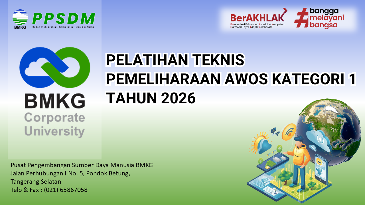 Pelatihan Teknis Pemeliharaan AWOS Kategori 1 Tahun 2026